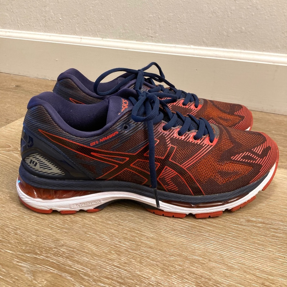 Asics Men's Shoes - Red and Blue - Picture 5 of 12